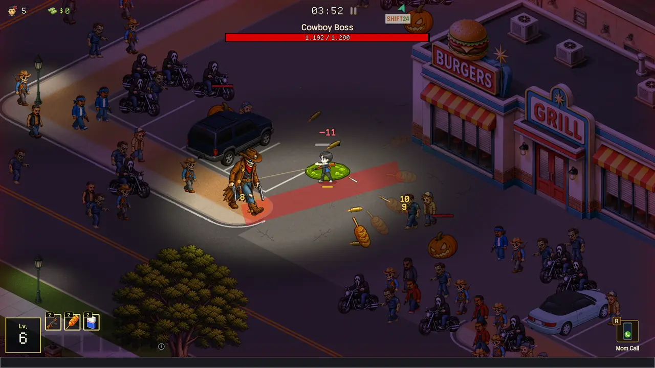 Fighting through Texas with an AK-47 and hot dog weapons